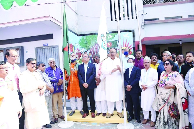 RAJSHAHI: Rajshahi Mayor AHM Khairuzzaman Liton inaugurates a two-day 'Jibanananda Poetry Fair' on the Barendra College premises in Rajshahi City oreganised by Kabikunja, a literary organization, on Friday.