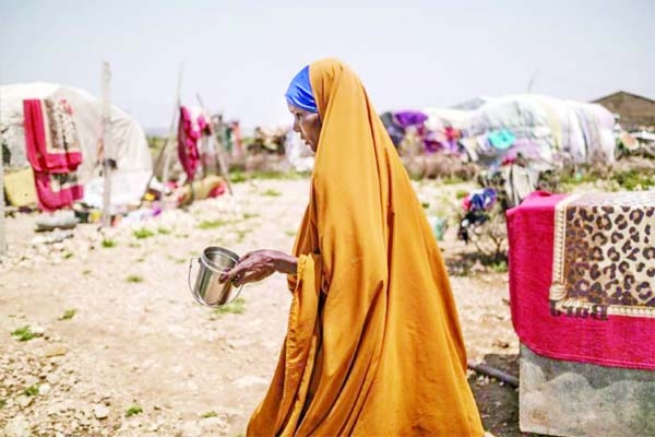 Storm for water brewing in Somalia.