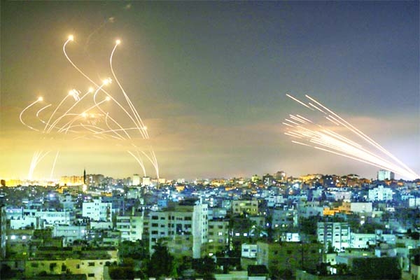Israeli fighter jets have hit Hamas sites in Gaza in response to rocket firing towards Israel on Friday.