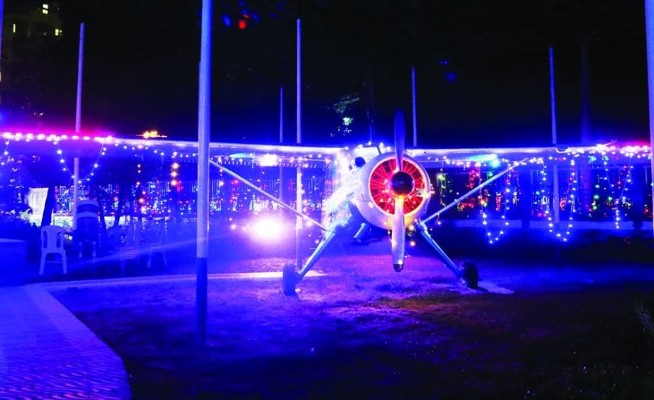 Jaiya Biggan O projukti Jadughar (National Museum of Science and Technology) observes different programmes including lightings on its premises on Sunday marking the Golden Jubilee of Independence.