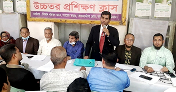 A view of the science seminar as arranged by Bangladesh Homeopathic Parishad held recently.