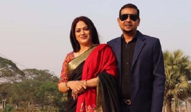 Actress Raima Islam Shimu and her husband