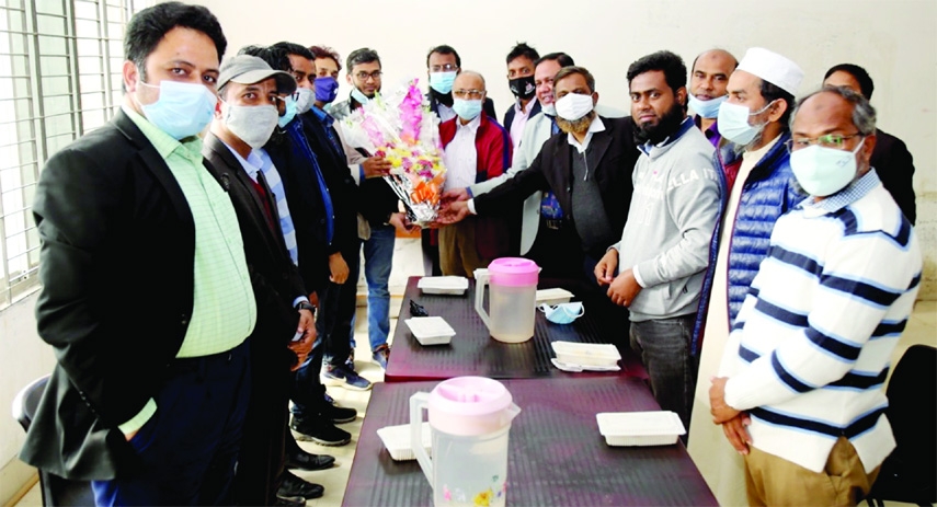 TANGAIL: The farewell programme of Prof Dr Md Yunus of Environmental Science and Resource Management of Mawlana Bhashani Science and Technology University (MBSTU) was held at the Cafeteria of the University on Wednesday.