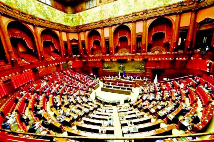 Italian Parliament in session.