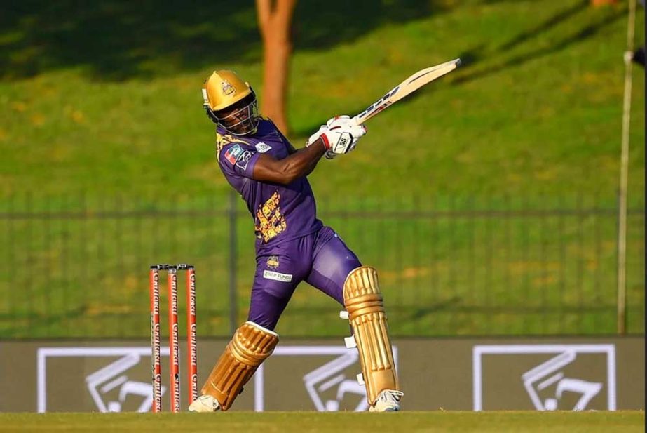 Chadwick Walton of Chattogram Challengers, plays a shot against Khlna Tigers in their eliminator phase of the Bangabandhu Bangladesh Premier League (BPL) Cricket at the Sher-e-Bangla National Cricket Stadium in the city's Mirpur on Monday. NN photo