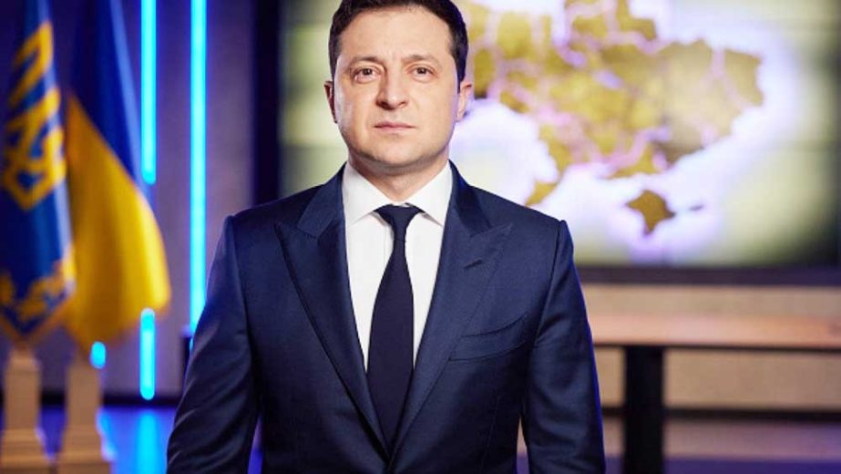 Ukrainian leader Volodymyr Zelensky