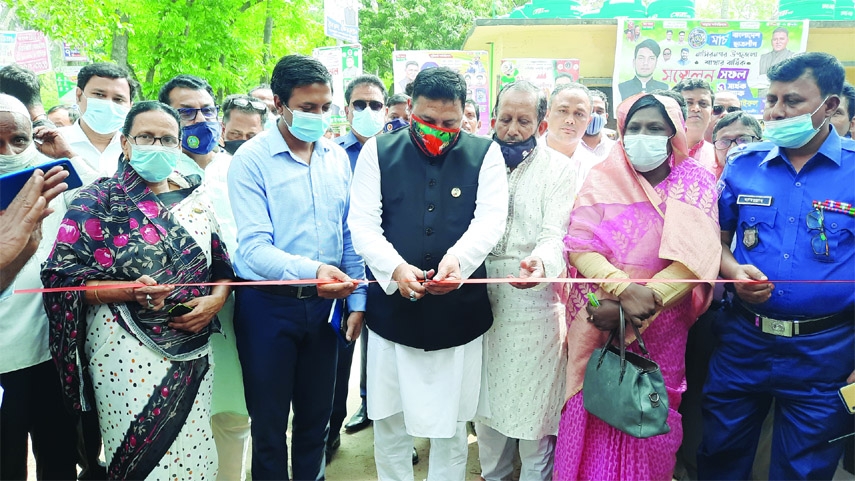 NASIRNAGAR (Brahmanbaria): Badruddoza Md Farhad Hossain Sangram MP inaugurates the Development Fair at Nasirnagar Upazila as the Chief Guest organised by Upazila Administration recently.