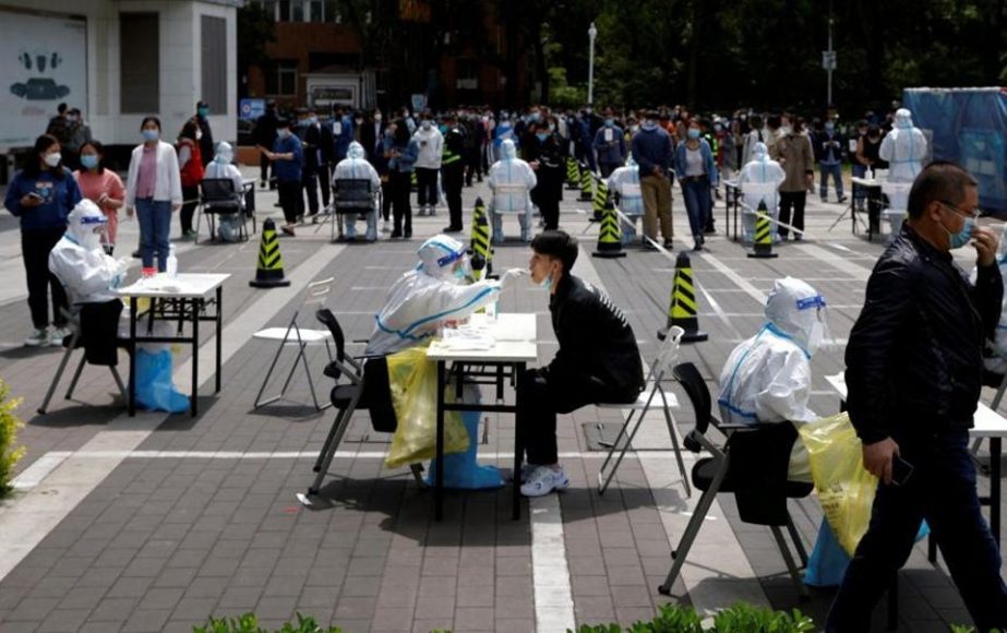 Mass testing of people begins in Chinas guangzhou. Agency photo
