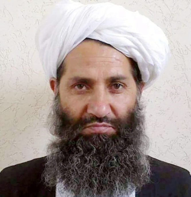 The supreme Taliban leader of Afghanistan, Haibatullah Akhunzada.