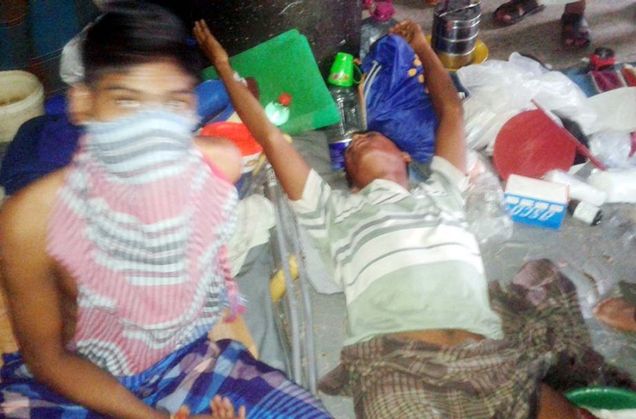 Four Rohingyas were admitted to Chittagong Medical College Hospital on Tuesday.