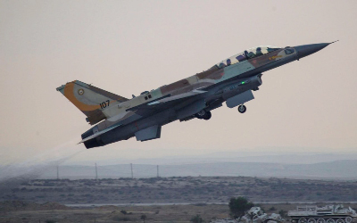 The reported air raid on a Syrian government facility comes as Israel is conducting its biggest military exercise in 19 years on its northern border.