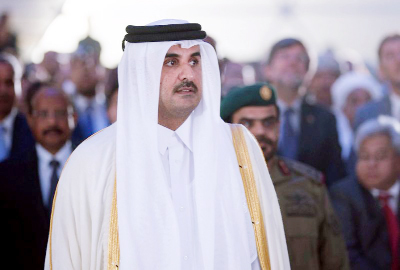Qatar's emir, Sheikh Tamim bin Hamad Al-Thani, phoned the Saudi Crown Prince to express interest in talks to resolve the three-month-old diplomatic crisis in the gulf.