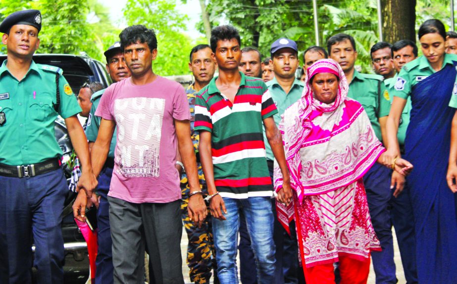 Three members of abductorsâ€™ gang were arrested by Lalbagh police from Narayanganj on Saturday night.