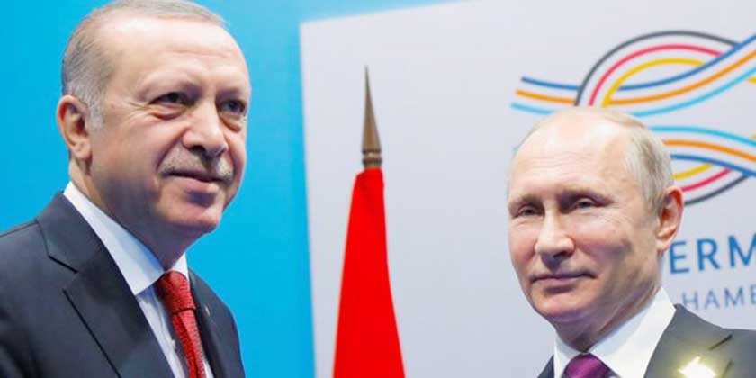 Russia's President Putin (R) and Turkey's President Erdogan - back to business after patching up a quarrel