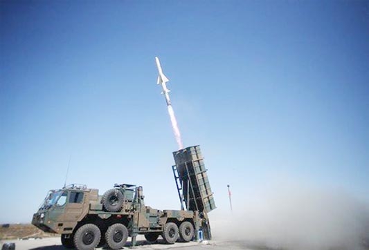 Japan fires one of its long-range cruise missiles.