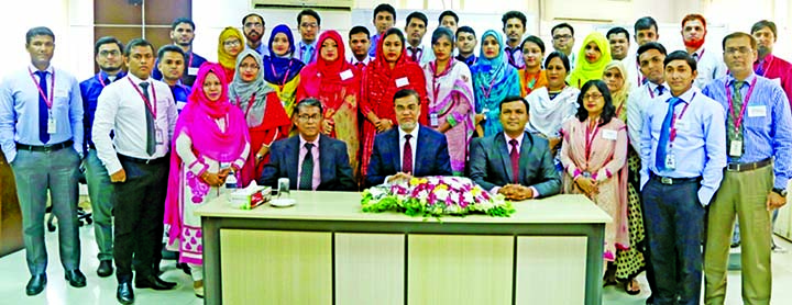 Md Motaleb Hossain, Deputy Managing Director of Standard Bank Ltd, inaugurating a two day-long workshop on "Customer Service and Marketing of Bank's Products" for SBL Branch Officers at its Training Institute in the city recently . M Ahsan Ullah Khan,